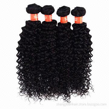 Superior Quality and Salable Brazilian Virgin Human Hair Curly Weaving